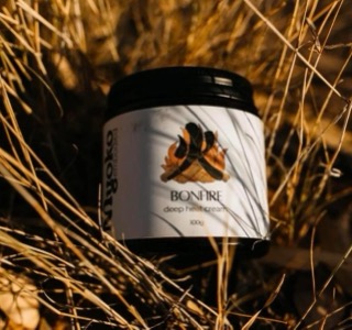 House of Marko Bonfire deep heat cream in native grasses