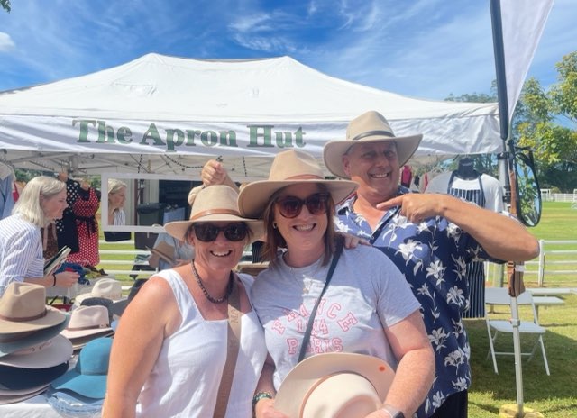 Stallholders at The Apron Hut market stall